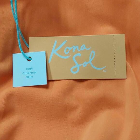 Women's Abstract Bright Color Print Wrap Skirt | Kona Sol | 3X (24/26) - Picture 7 of 9